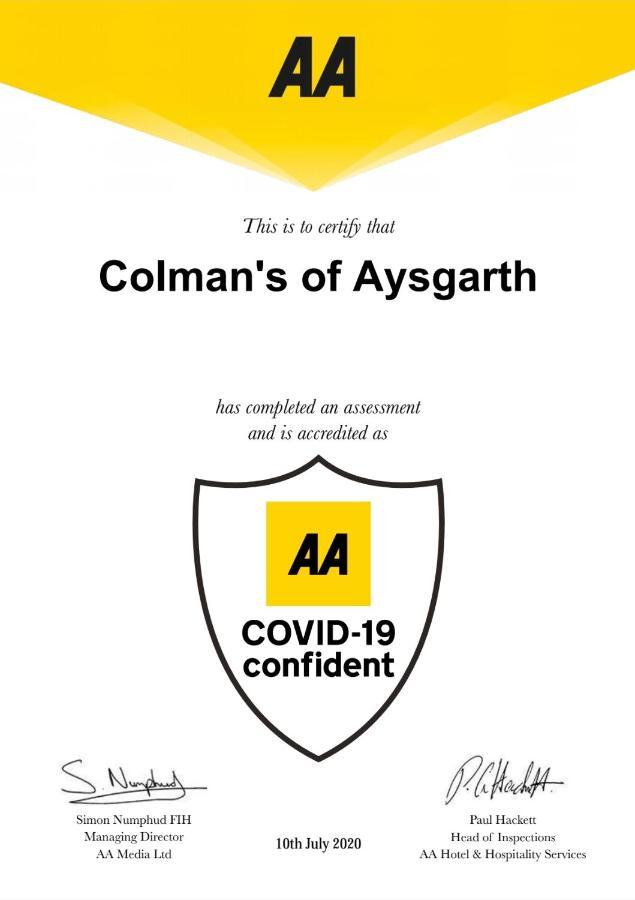 לינה וארוחת בוקר Colman'S Of Aysgarth Town Ends מראה חיצוני תמונה